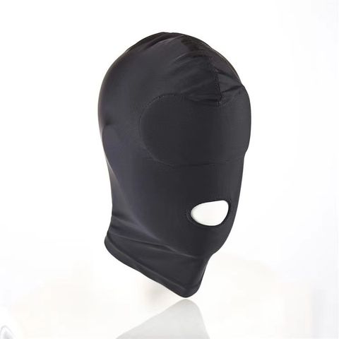 Mặt Nạ Hở Mắt Miệng Cosplay Đen - Đồ Hóa Trang Cho Cặp Đôi Tăng Kích Thích Tâm Trạng Trong Phòng The