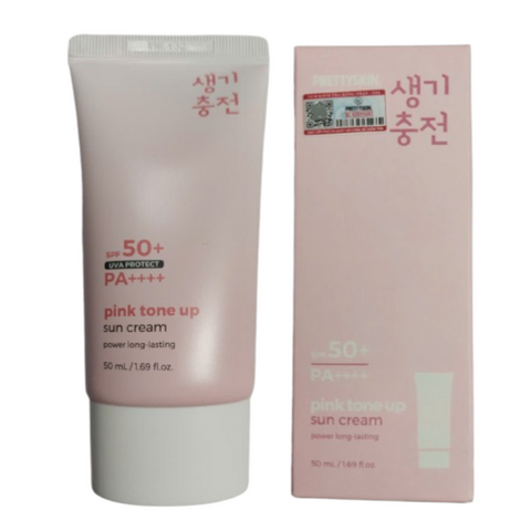 Kem Chống Nắng Nâng Tone Pretty Skin Pink Tone Up Sun Cream PF50+ PA++++ 50ml - Bảo Vệ Da, Dưỡng Trắng, Kết Cấu Nền Tự Nhiên