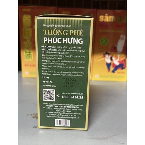 Giảm Ho Thông Phế Phúc Hưng 250ML - Hỗ Trợ Giảm Đờm và Đau Rát Họng, Sản Phẩm An Toàn Cho Trẻ Em và Người Lớn
