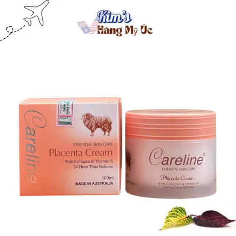 Kem Dưỡng Da Nhau Thai Cừu Careline 100ml - Cấp Ẩm, Giảm Nếp Nhăn, Dưỡng Sáng Da Cho Mọi Loại Da