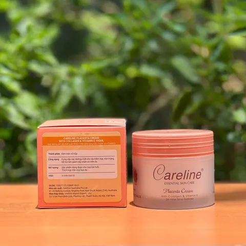 Kem Dưỡng Da Nhau Thai Cừu Careline 100ml - Cấp Ẩm, Giảm Nếp Nhăn, Dưỡng Sáng Da Cho Mọi Loại Da