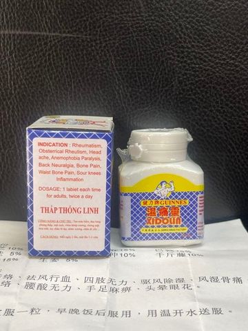 Viên Uống Thấp Thống Linh Đau Nhức Xương Khớp 20 Viên - Giải Pháp Giảm Đau, Tăng Cường Sức Khỏe Xương Khớp
