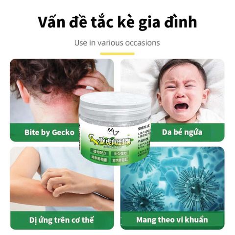Gel Đuổi Thằn Lằn Gecko 120g - Sản Phẩm An Toàn Diệt Côn Trùng Không Hóa Chất, Phù Hợp Gia Đình và Văn Phòng
