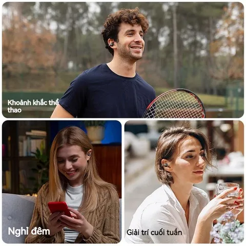 Tai nghe Bluetooth Kẹp Xương X51 Private OWS V5.4 - Chống Ồn, Âm Thanh Nổi, Micrô Tích Hợp, Thời Gian Sử Dụng Lên Đến 5 Giờ