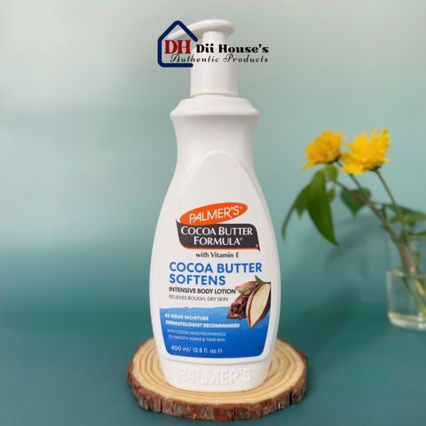 Sữa Dưỡng Thể Palmer's Bơ Hạt Mỡ & Dầu Dừa 400ml - Dưỡng Ẩm Sâu, Làm Mềm Da, Chứa Vitamin E & Chiết Xuất Tự Nhiên