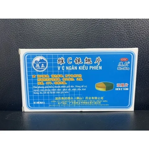 Ngân Kiều C Thanh Nhiệt Giải Độc 12 Viên - Hỗ Trợ Giảm Ho Sốt, Thanh Nhiệt, Tăng Cường Sức Khỏe Từ Thiên Nhiên