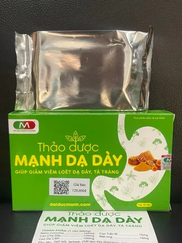 Viên uống Mạnh Dạ Dày Đại Đức Mạnh 30 Viên - Hỗ trợ giảm viêm loét, tá tràng và hồi phục sức khỏe dạ dày hiệu quả