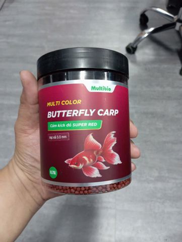 Cám Kích Đỏ Super Red 0.75L Cho Chép Sư Tử, Ranchu - Tăng Màu Sắc, An Toàn, 40% Protein, Cải Thiện Tiêu Hóa, Chất Lượng Cao