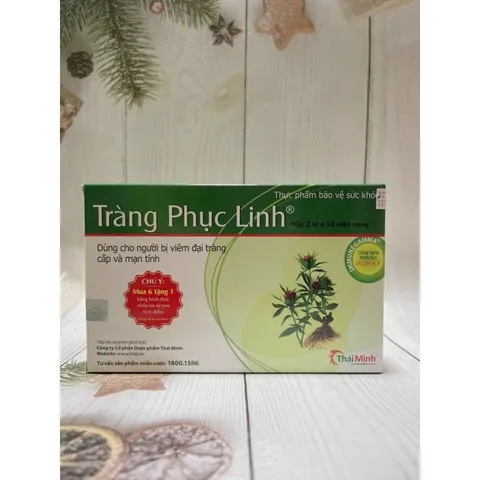 Viên Uống Tràng Phục Linh Lohha - Hỗ Trợ Điều Trị Viêm Đại Tràng Cấp và Mạn Tính, Tăng Cường Sức Khỏe Tiêu Hóa, 20 Viên