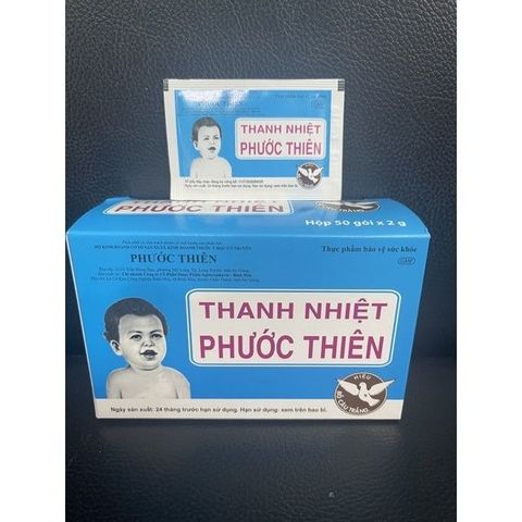 Thanh Nhiệt Ban Phước Thiên 50 Gói - Hỗ Trợ Giải Nhiệt, Giảm Ngứa, Mát Gan Cho Trẻ Em