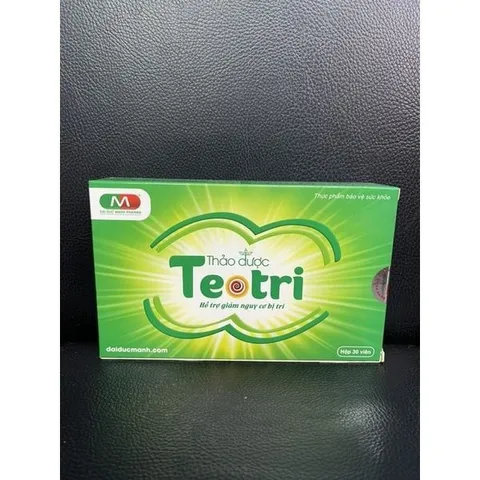 Viên Uống Teotri Đại Đức Mạnh Hỗ Trợ Trĩ - Giảm Chảy Máu, Cải Thiện Tiêu Hóa, 30 Viên Thực Phẩm Chức Năng Tự Nhiên