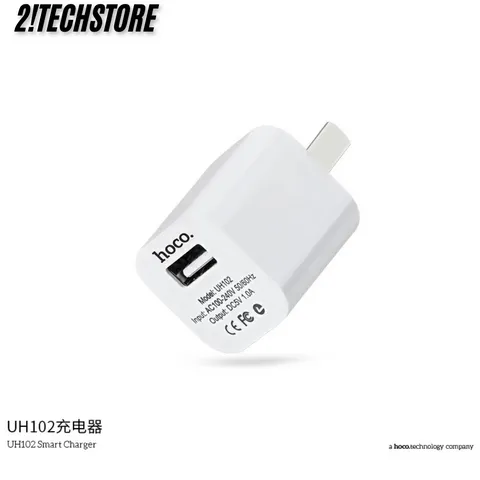 Củ sạc USB Hoco UH102 sạc nhanh, cổng đơn USB sạc 5V 1A dùng cho các dòng điện thoại 