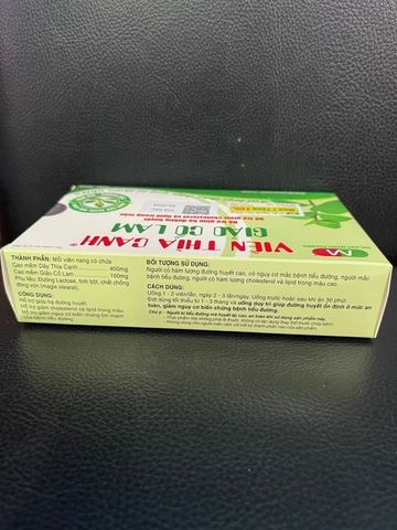 Viên Thìa Canh Giảo Cổ Lam - Hỗ Trợ Ổn Định Đường Huyết & Giảm Cholesterol, Hỗ Trợ Sức Khỏe Tiểu Đường 30 Viên