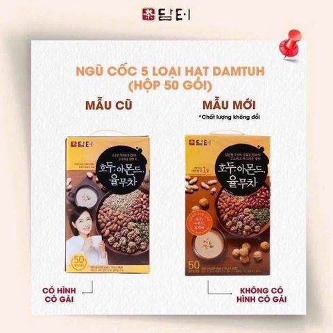 Bột Ngũ Cốc Damtuh Hàn Quốc 900g - Bổ Dưỡng, Nguồn Dinh Dưỡng Từ 5 Loại Hạt, Phù Hợp Cho Gia Đình và Phụ Nữ Mang Thai