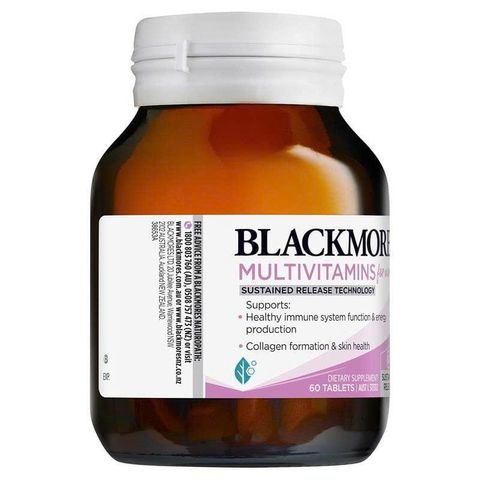 Viên Uống Vitamin Tổng Hợp Blackmores Dành Cho Phụ Nữ 60 Viên - Tăng Cường Sức Khỏe và Sắc Đẹp từ Úc