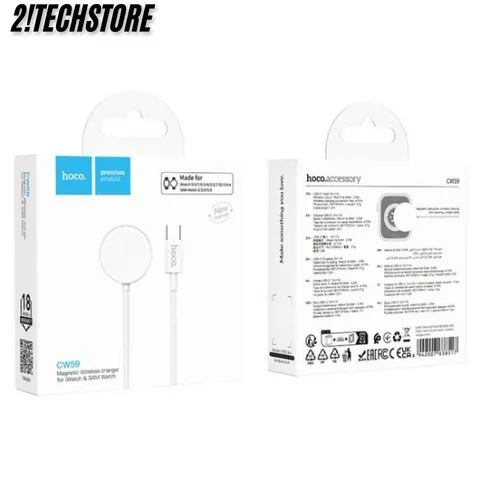 Đế sạc không dây Hoco CW59 iWatch & Sam sạc nhanh hai thiết bị