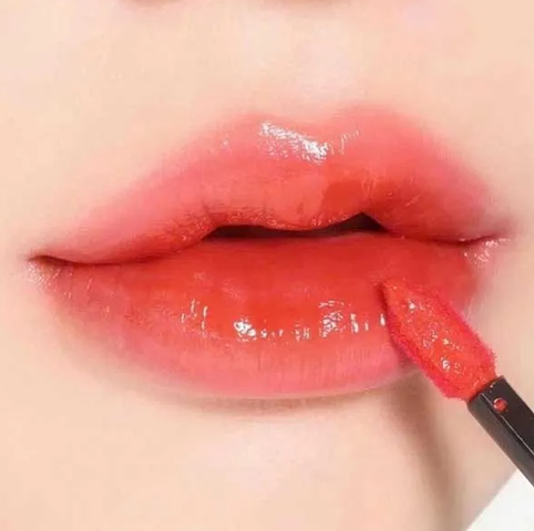 Son Kem Yves Saint Laurent YSL The Inks Vinyl Cream High Shine Lip Stain 621 Red Adoration Màu Đỏ Cam