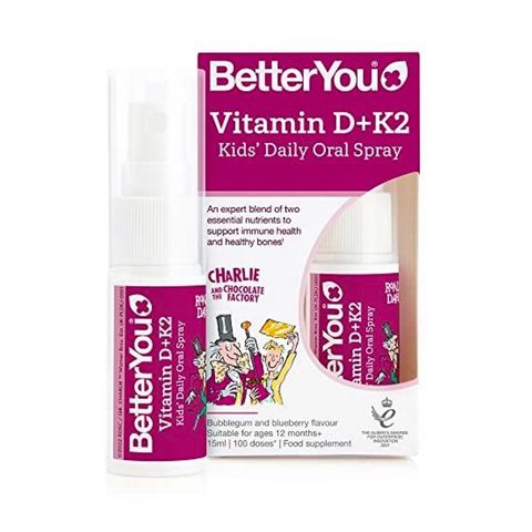 Xịt Vitamin D + K2 BetterYou cho Trẻ Em - Dạng Xịt Ngày, Hỗ Trợ Sức Khỏe Xương, 15ml, Hàng Nhập Khẩu Úc