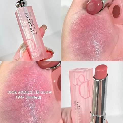[ không hộp ] Son Dưỡng Dior Addict Lip Glow 1947 Mis Dior Màu Hồng Dâu 722514