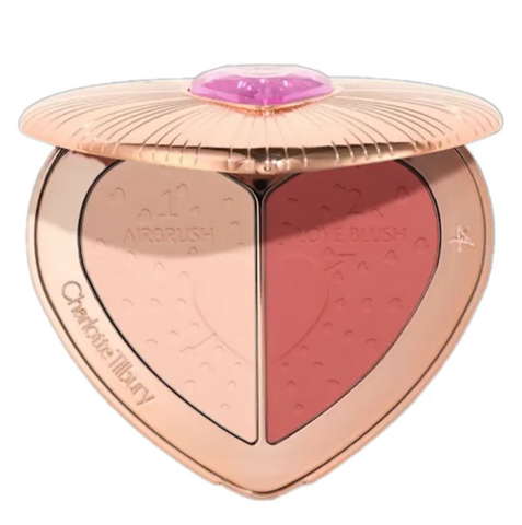 Phấn Má Hồng Charlotte Tilbury Pillow Talk Beauty Soulmates Palette - Màu Cam Đào Tự Nhiên Đáng Mê, Đồ Trang Điểm Đẳng Cấp