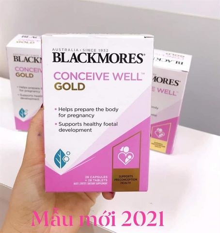 Viên Uống Thụ Thai Blackmores Conceive Well Gold 56 Viên