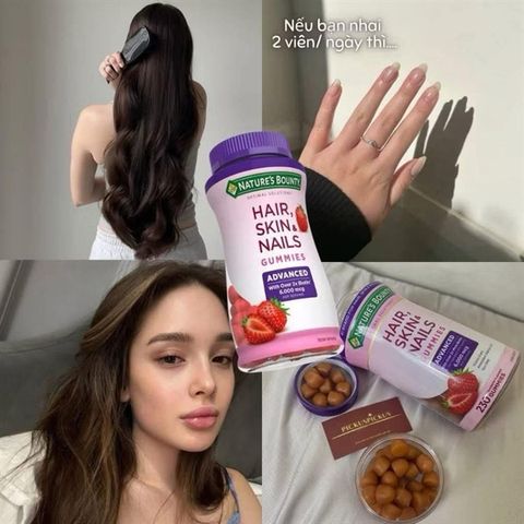 Kẹo hair skin nail Nature'S Bounty 180 viên 324392