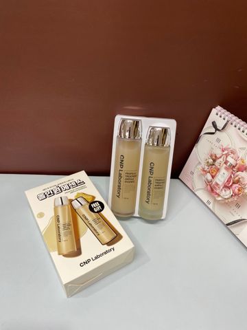 Set Nước Thần Keo Ong Tái Tạo Da CNP Laboratory Propolis Treatment Ampoule 150ml + 100ml - Serum Dưỡng Da Chống Oxy Hóa, Cấp Ẩm Sâu