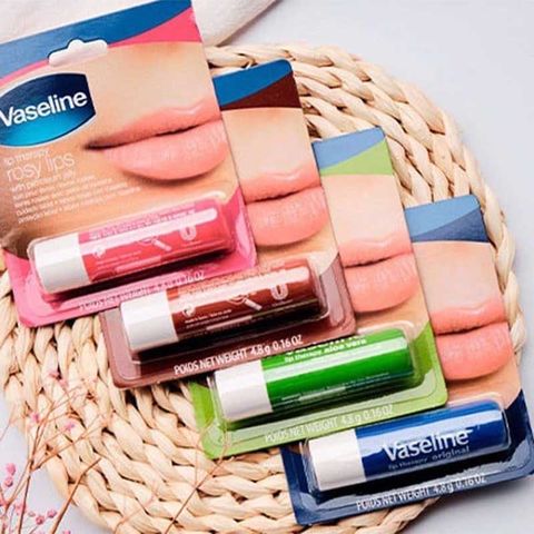 Son Dưỡng Môi Vaseline 4.8g - Dưỡng Ẩm Mềm Mại Chống Nứt Nẻ, Bảo Vệ Môi Khỏi Tác Động Môi Trường, Thương Hiệu Nổi Tiếng Mỹ
