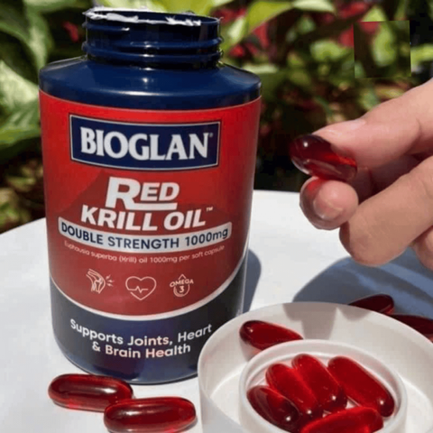 Dầu Nhuyễn Thể Omega 3 Bioglan Red Krill Oil 60 Viên - Giải Pháp Cải Thiện Sức Khỏe Tim Mạch và Tăng Cường Trí Nhớ