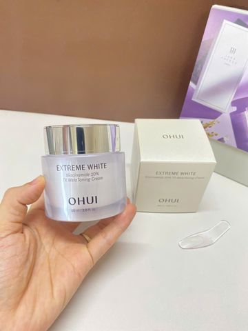 Kem Dưỡng Trắng Da Ohui Extreme White Cream 60ml - Giảm Mờ Thâm Nám, Niacinamide 10%, Dưỡng Ẩm, Làm Sáng Da, An Toàn Cho Da Việt