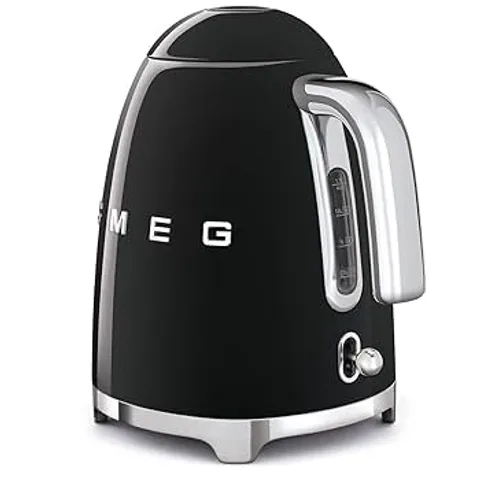 Ấm Siêu Tốc SMEG KLF03BLEU - Thiết Kế Retro 1950, Dung Tích 1.7L, Công Suất 2400W, Có Chỉ Báo Mực Nước, Tự Động Tắt Khi Sôi