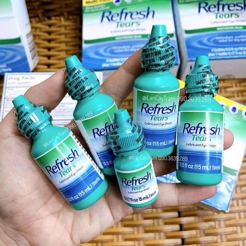 Nước Nhỏ Mắt Nhân Tạo Refresh Plus 15ml (Hộp 2 Lọ) - Giải Pháp Chăm Sóc Mắt Khô Và Khó Chịu, Bảo Vệ Đôi Mắt Từ Môi Trường