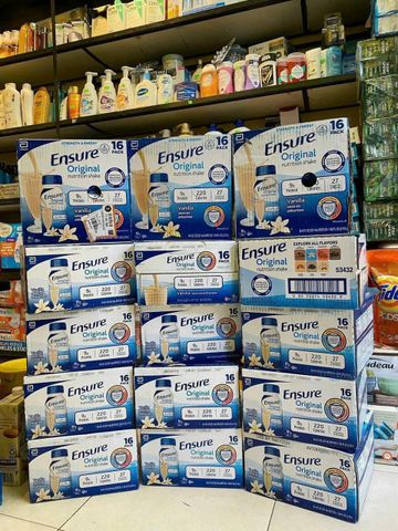 Sữa Ensure nước thùng 16 chai 302797