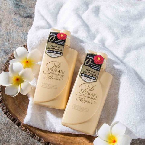 Dầu gội xả Phục Hồi Tsubaki Ngăn Rụng Tóc 490ml