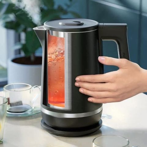 Bình Đun Siêu Tốc Philips HD9395/90 - 1.7L, 2200W, Inox 304, Tự Động Tắt, Thiết Kế An Toàn, Tiết Kiệm Không Gian