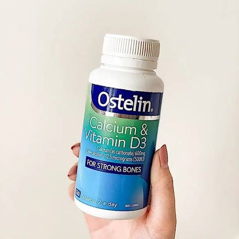 Viên uống Canxi Bầu Ostelin viên - Hỗ trợ canxi và vitamin D3 cho mẹ bầu, ngăn loãng xương trước và sau sinh