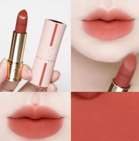 Son Lancôme Velvet Matte Lucky Edition 09 Opulent Autumn - Son Môi Cam Đất Cao Cấp, Thoải Mái, Sang Trọng, Chất Lượng Từ Pháp