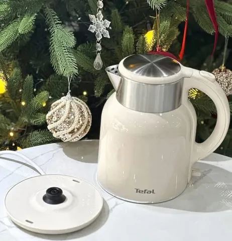 Ấm Siêu Tốc Tefal Thermos Protect KO190AE0 - Bình Đun Nước Nóng 1,9L, An Toàn, Chống Bỏng, Dễ Dàng Sử Dụng