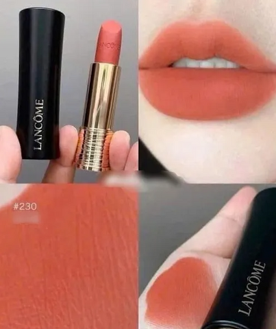 [ không hộp ] Son Lancôme L'Absolu Rouge Drama Matte Lipstick 230 Unleash The Drama Màu Cam Cháy