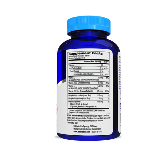 Kẹo Nhai Focus Factor For Kids 150 Viên - Bổ Não, Tăng Trí Nhớ Với Vitamin Berry Blast - Sản Phẩm Mỹ Chính Hãng Cho Trẻ Từ 4 Tuổi
