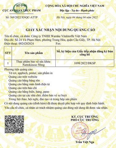 Viên Uống Chống Đông Máu Warnke Nattokinase 50mg - Hỗ Trợ Tim Mạch và Ngăn Ngừa Đột Quỵ (Hộp 60 Viên)