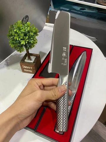 DAO SATO Nhật Bản - Dao Thép Không Gỉ Siêu Bén 180mm, Đẳng Cấp Á Đông, Lưỡi Liền Khối - Quà Tặng Sang Trọng