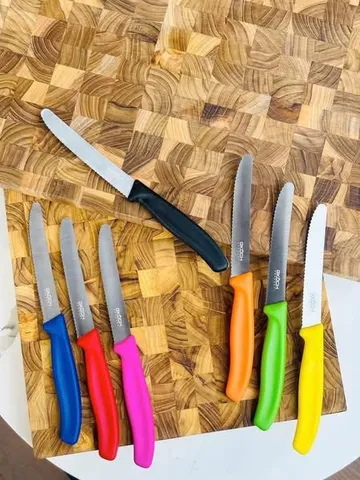 Dao gọt trái cây GKÖCH - Lưỡi inox sắc bén, đa năng cho nhà bếp, nhiều màu sắc trẻ trung, gọt nhanh và dễ sử dụng.