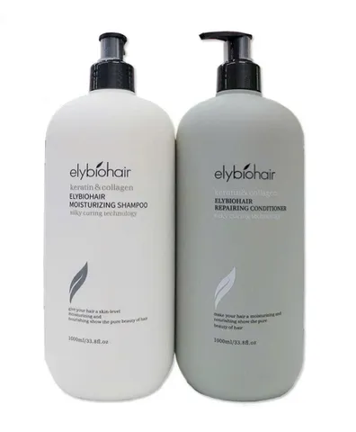 Cặp Dầu Gội Xả Elybiohair Collagen & Biotin 1000ml