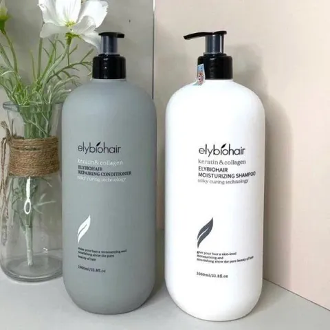 Cặp Dầu Gội Xả Elybiohair Collagen & Biotin 1000ml