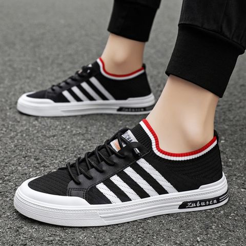 Giày Thể Thao Nam Sneaker Vải Dệt Thoáng Khí - Giày Chạy Bền, Phong Cách Thời Trang Hot Trend, Dễ Phối Đồ 325425