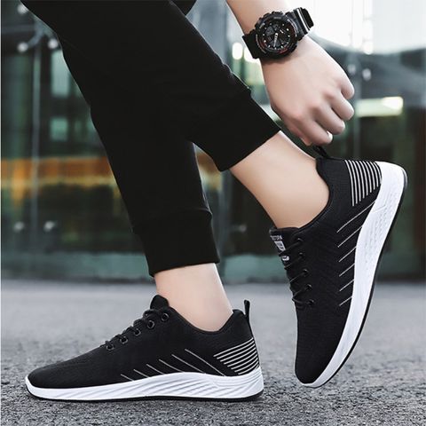 Giày Thể Thao Nam K913 Vải Dệt Kim Thoáng Khí, Đế Êm, Chạy Bộ, Hottrend, Phù Hợp Đi Học, Đi Chơi, Gym