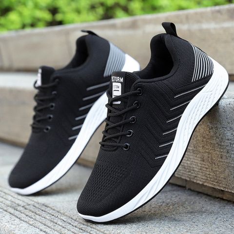 Giày Thể Thao Nam K913 - Sneakers Dệt Kim Thoáng Khí, Đế êm Lý Tưởng Cho Chạy Bộ và Đi Học, Phong Cách Hottrend 2023