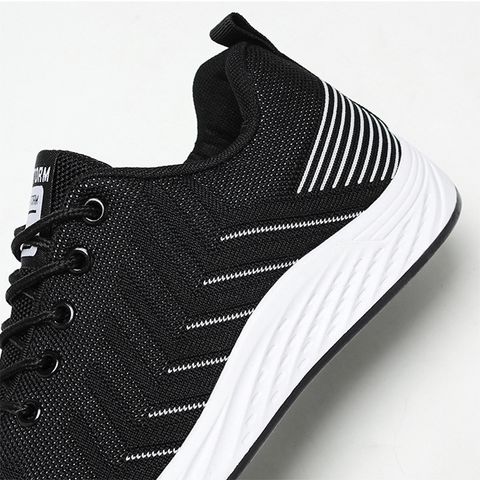 Giày Thể Thao Nam K913 - Sneakers Dệt Kim Thoáng Khí, Đế êm Lý Tưởng Cho Chạy Bộ và Đi Học, Phong Cách Hottrend 2023