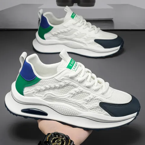 Giày Thể Thao Nam Sneaker T5221 - Đế Thoáng Khí, Chống Trượt, Thời Trang, 2 Màu Dễ Phối Đồ, Phù Hợp Đi Chơi, Chạy Bộ, Gym